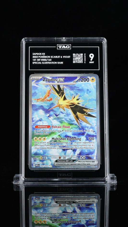 Zapdos EX SIR S&V 151 202/165 TAG 9