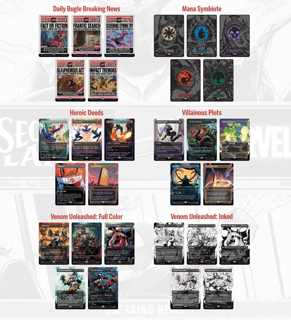 MTG: Secret Lair x Marvel’s Spider-Man