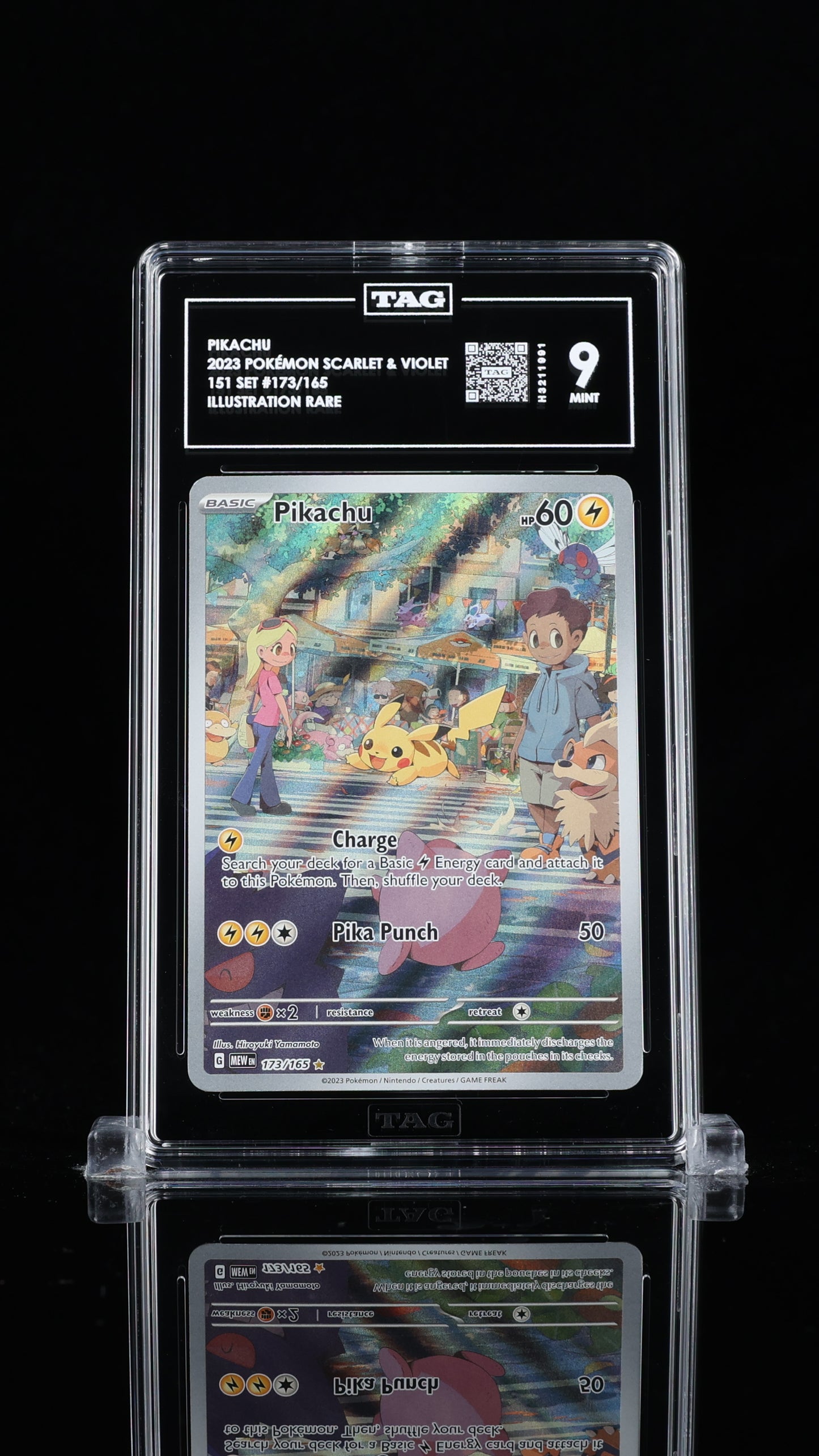 Pikachu IR S&V 151 173/165 TAG 9