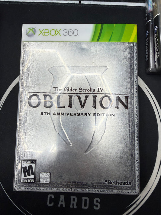 The Elder Scrolls IV Oblivion 5th Anniversary Edition Xbox 360 3-Disc Set (FACTORY SEALED)