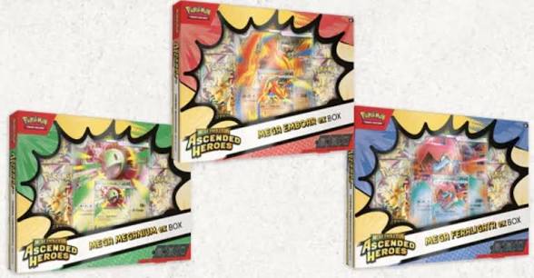 Pokemon TCG: ME2.5 Ascended Heroes Mega ex Boxes