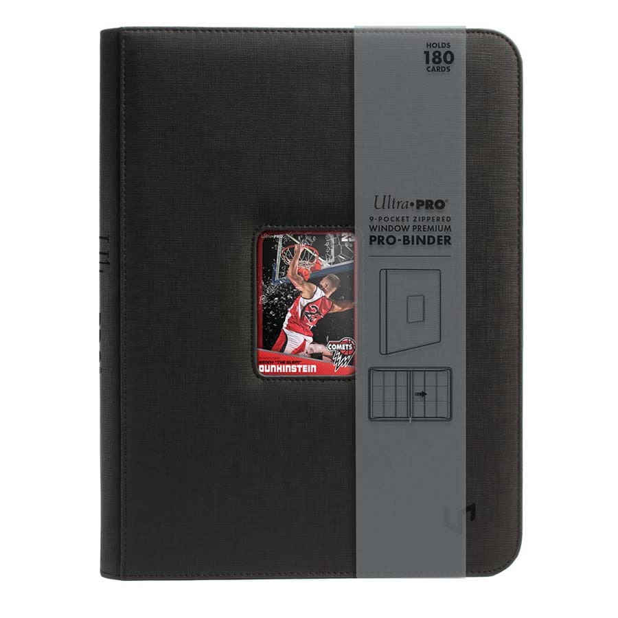 Ultra•Pro: 9 Pocket Zippered Premium Pro-Binder with Window