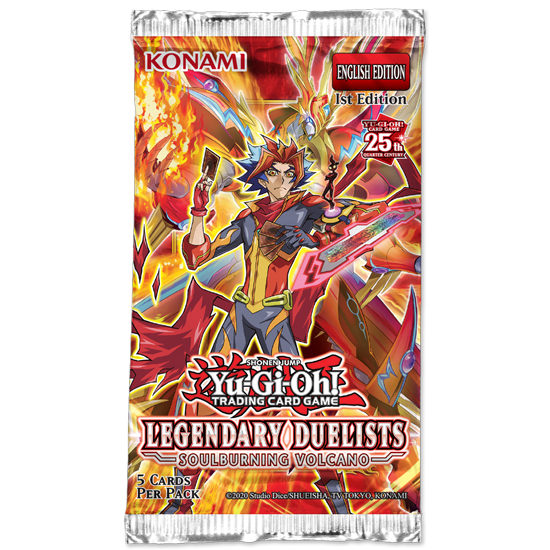 Yu-Gi-Oh: Legendary Duelists- Soulburning Volcano Booster Pack