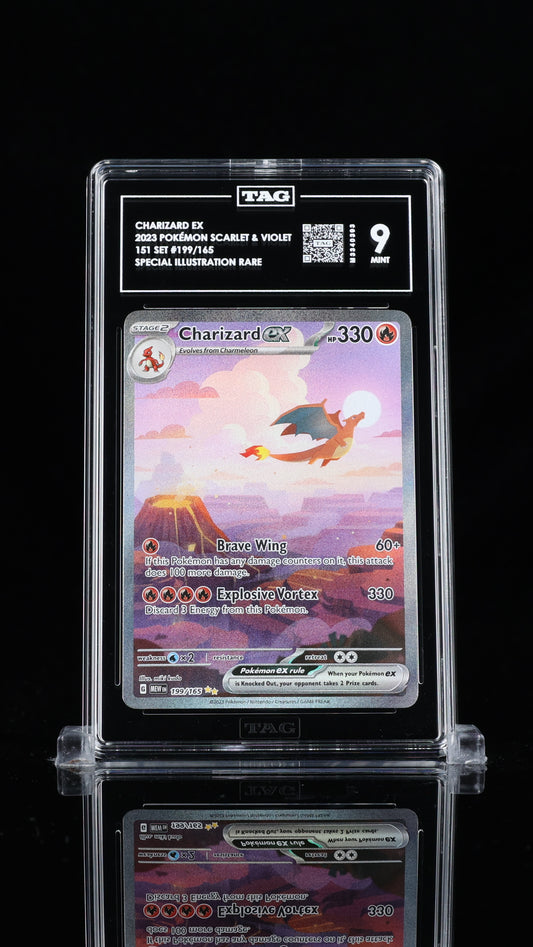 Charizard ex SIR S&V 151 199/165 TAG 9