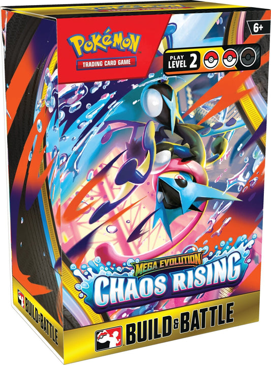 Pokemon TCG: Mega Evolutions ME4 - Chaos Rising Build and Battle Box
