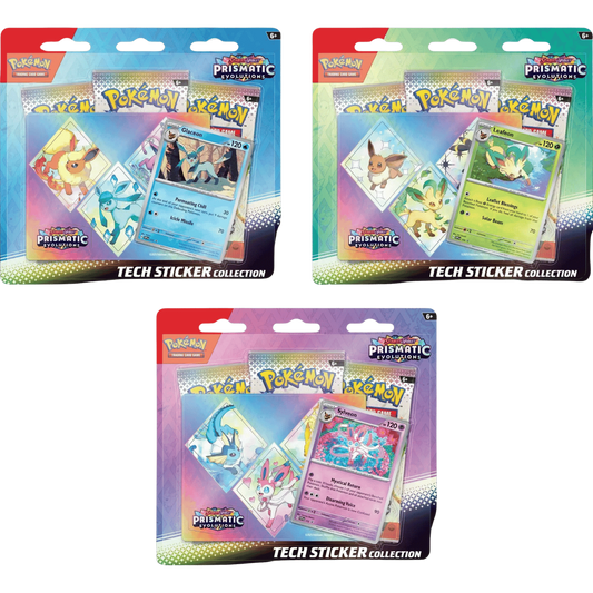 Prismatic Evolutions Tech Sticker Collection (PRE-ORDER)