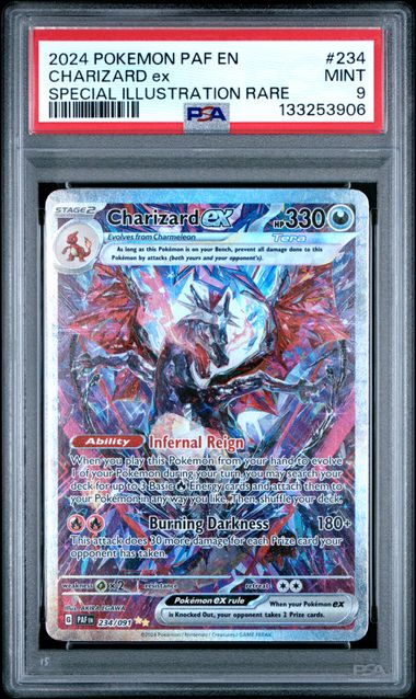 Charizard ex SIR Paldean Fates 234/091 PSA 9