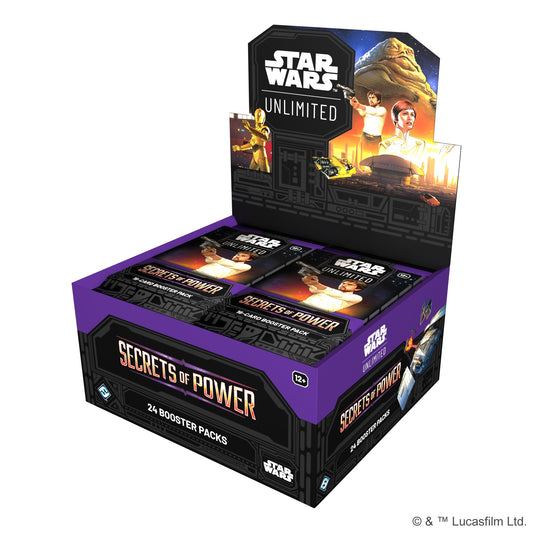 Star Wars: Unlimited - Secrets of Power Booster Display