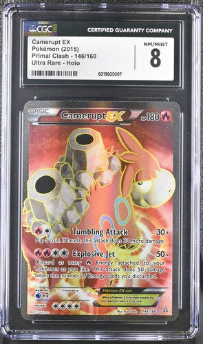 Camerupt EX UR Primal Clash 146/160 CGC 8