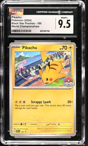Pikachu World Championships Stamp SVP 190 CGC 9.5