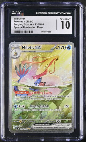Milotic EX SIR Surging Sparks 237/191 CGC 10