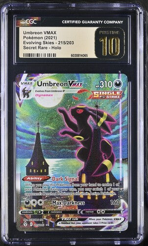 Umbreon VMAX Alt Art Evolving Skies CGC Pristine 10