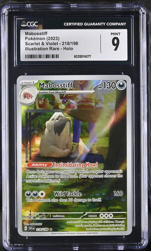 Mabosstiff IR Scarlet and Violet BASE 218/198 CGC 9