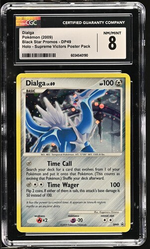 Dialga Promo Supreme Victors Poster Pack DP49 CGC 8