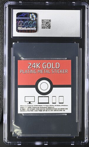 Golduck Pokemon Candy Stickers 24K Gold Plating (2023) Korean CGC 10