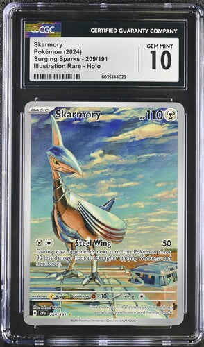 Skarmory IR Surging Sparks 209/191 CGC 10