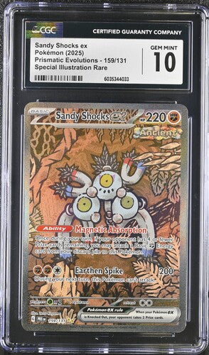 Sandy Shocks ex SIR Prismatic Evolutions 159/131 CGC 10