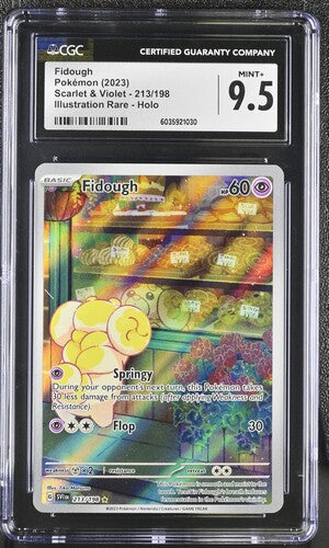 Fidough IR Scarlet & Violet Base 213/198 CGC 9.6