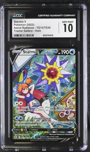 Starmie V TG13/TG30 Astral Radiance CGC 10
