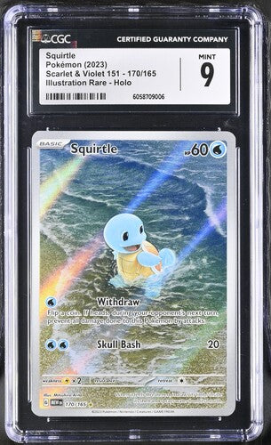 Squirtle IR S&V 151 170/165 CGC 9