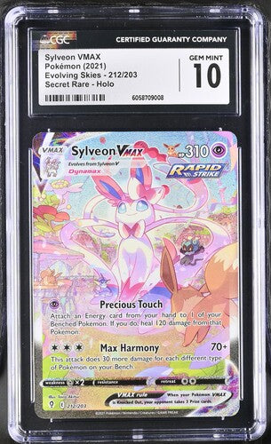 Sylveon VMAX Alt Art Evolving Skies 212/203 CGC 10