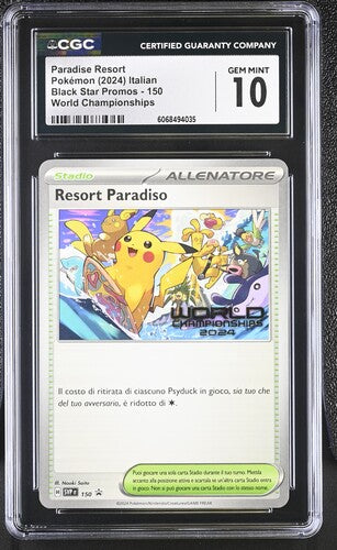 Resort Paradiso SVP 150 Black Star Promo Italian CGC 10