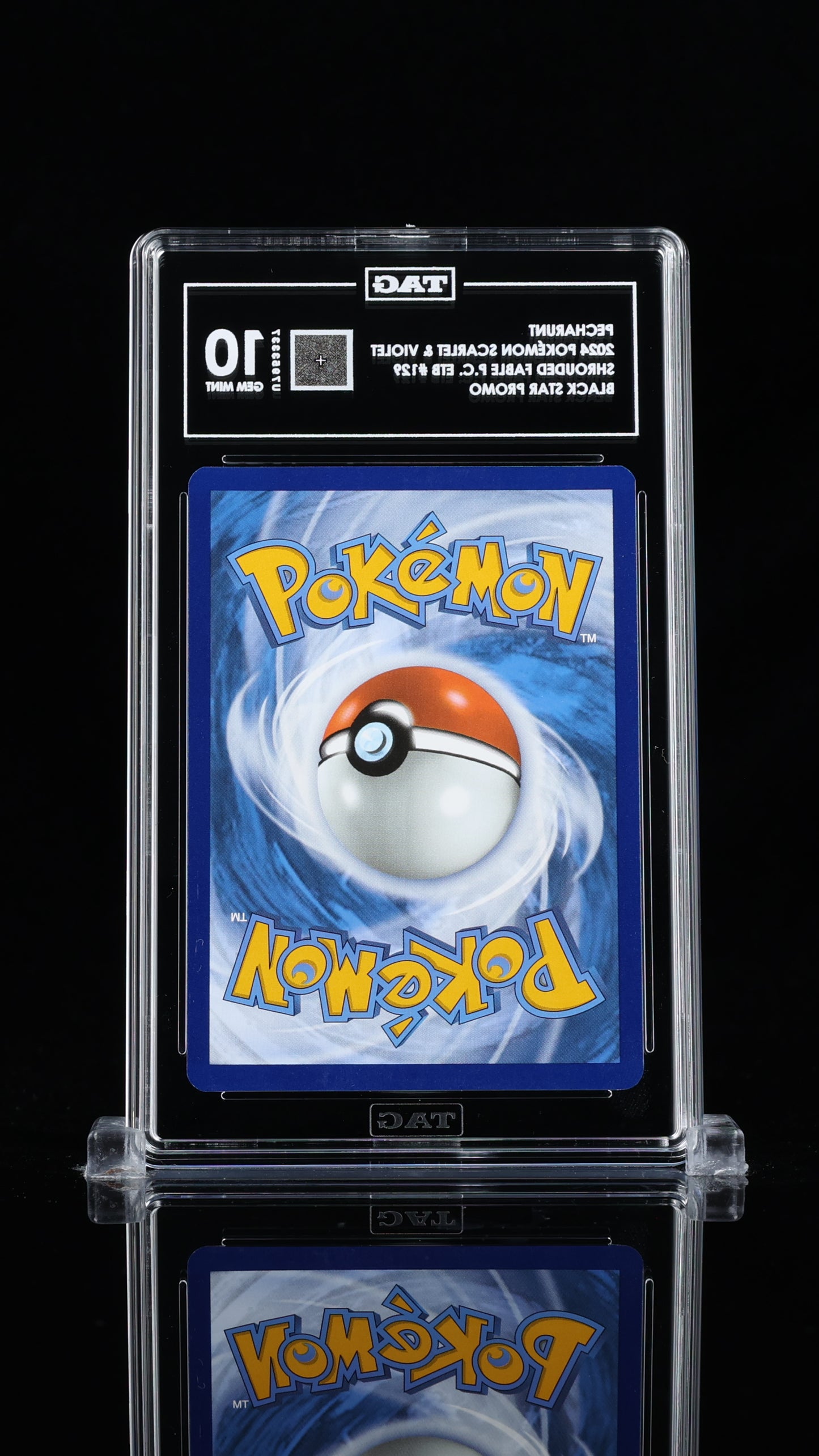 Pecharunt Black Star Promo Pokemon Center SVP 129 TAG 10