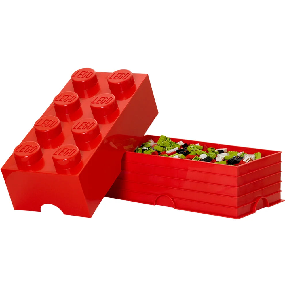 40041730 LEGO Storage Brick 8 Bright Red