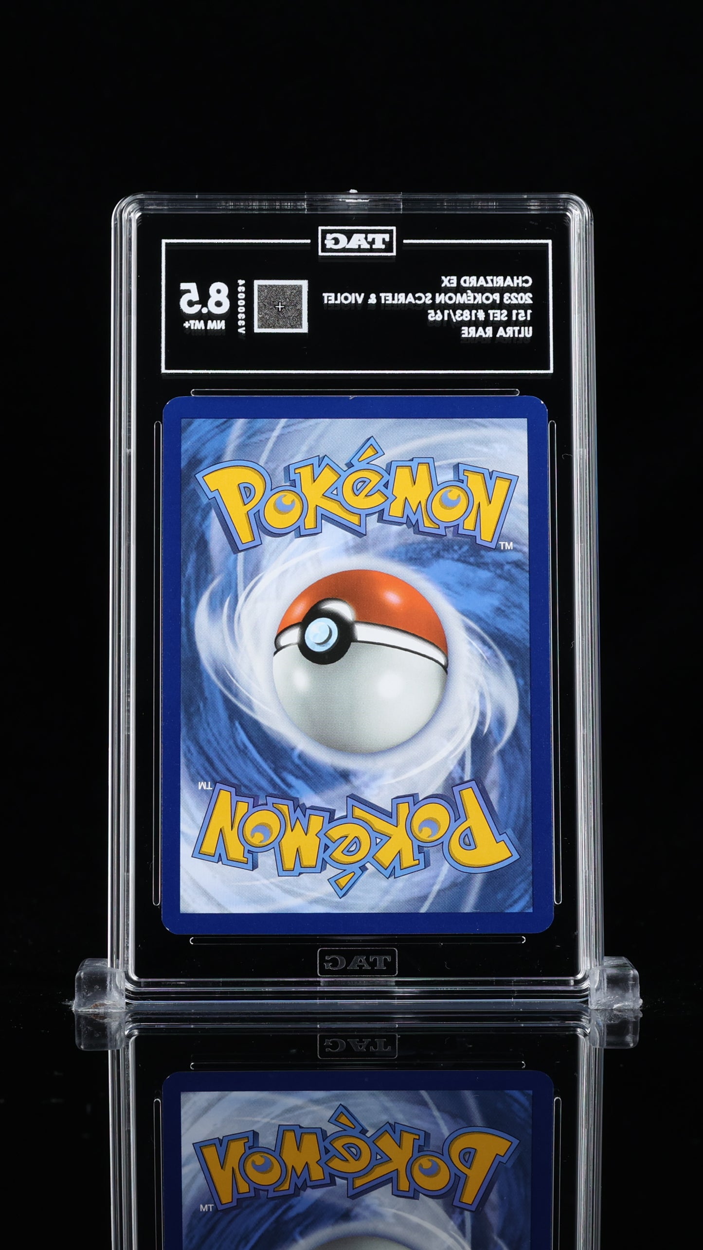 Charizard EX UR S&V 151 183/165 TAG 8.5