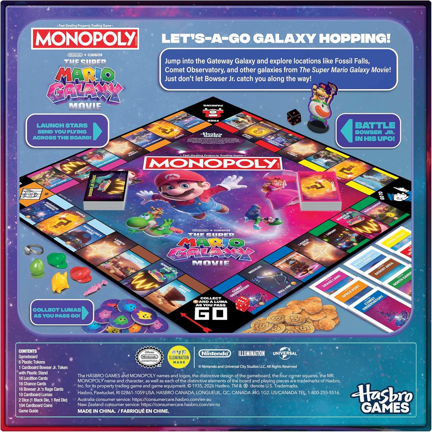 Monopoly: Super Mario Galaxy Board Game