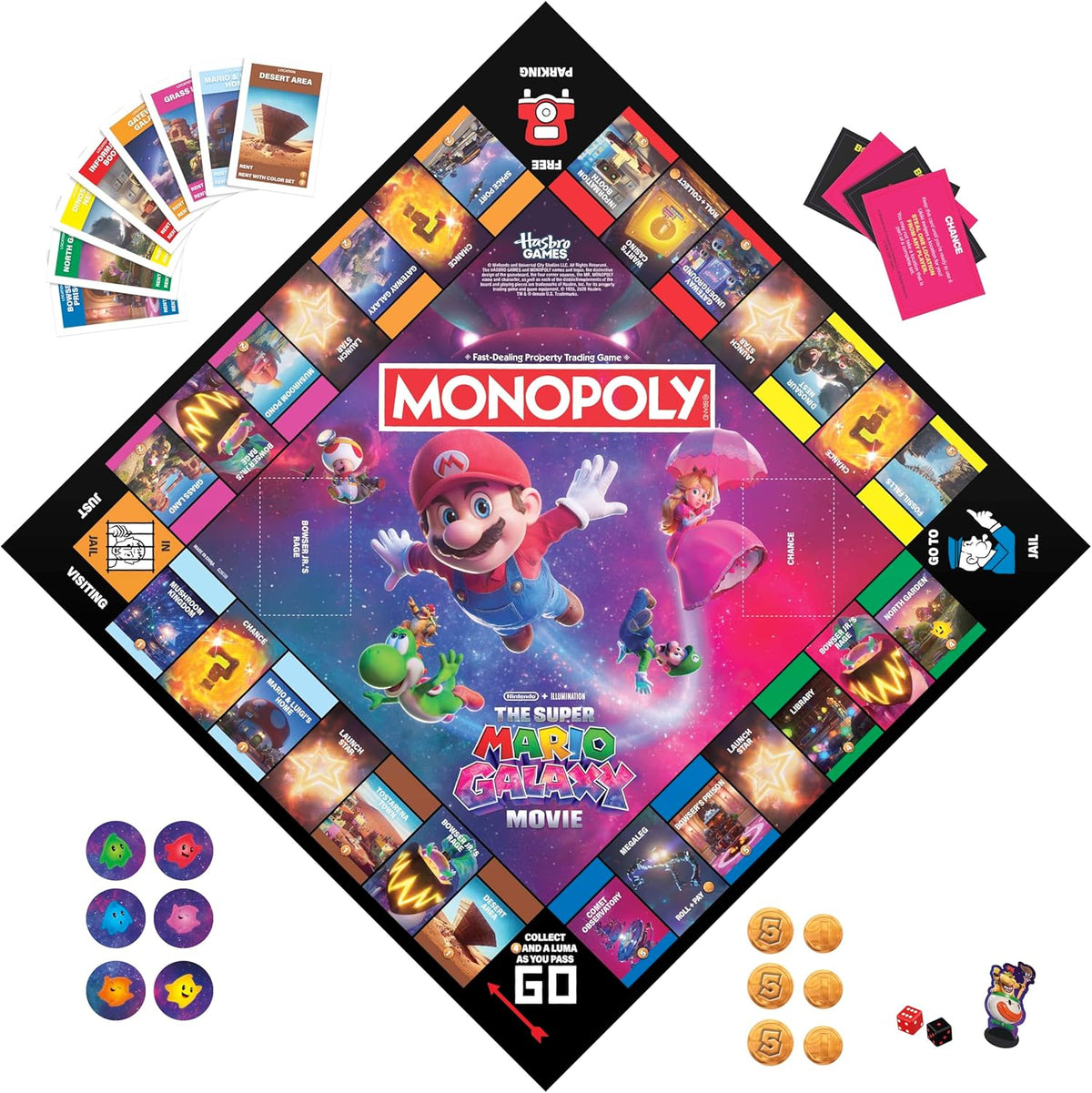 Monopoly: Super Mario Galaxy Board Game