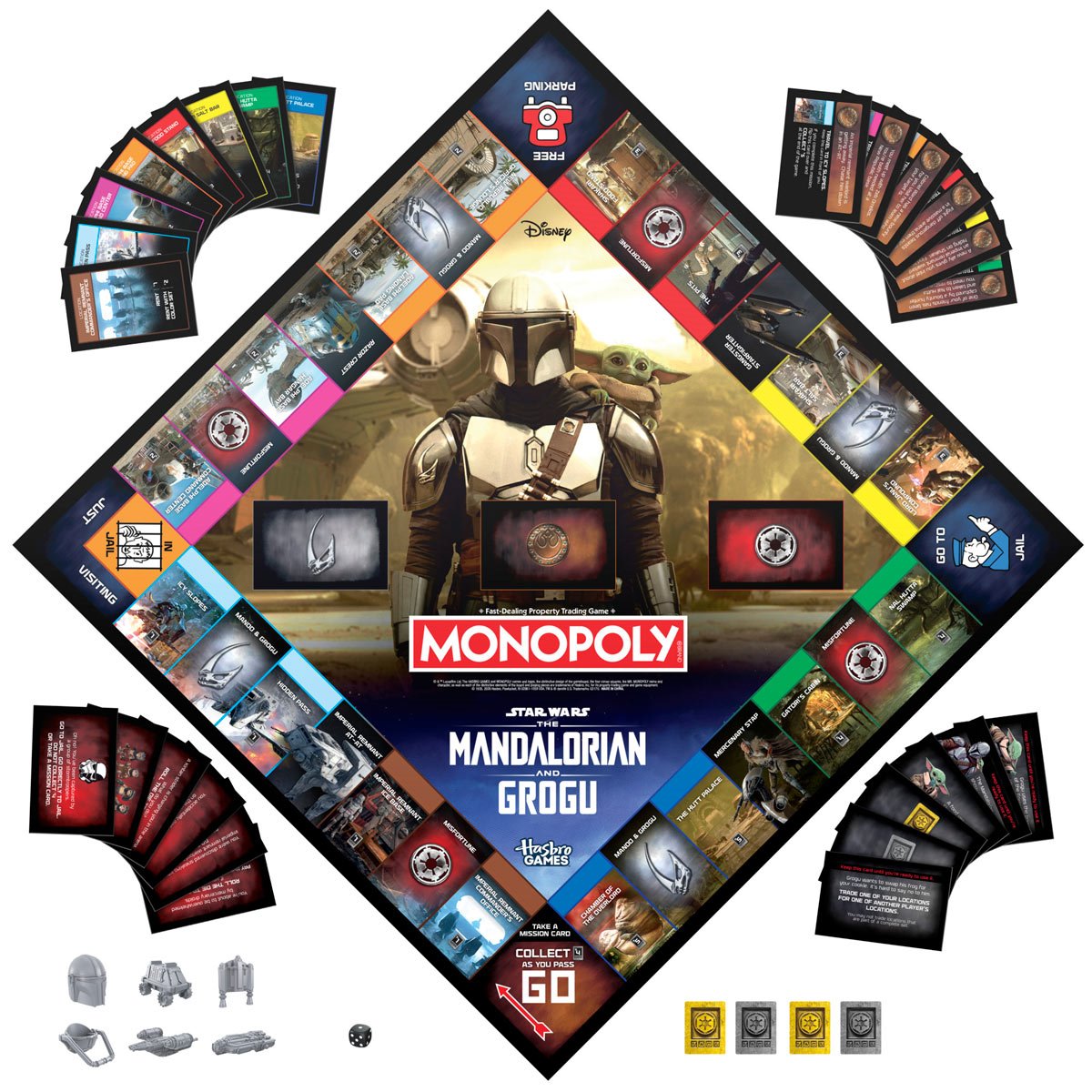 Monopoly: The Mandalorian and Grogu Board Game