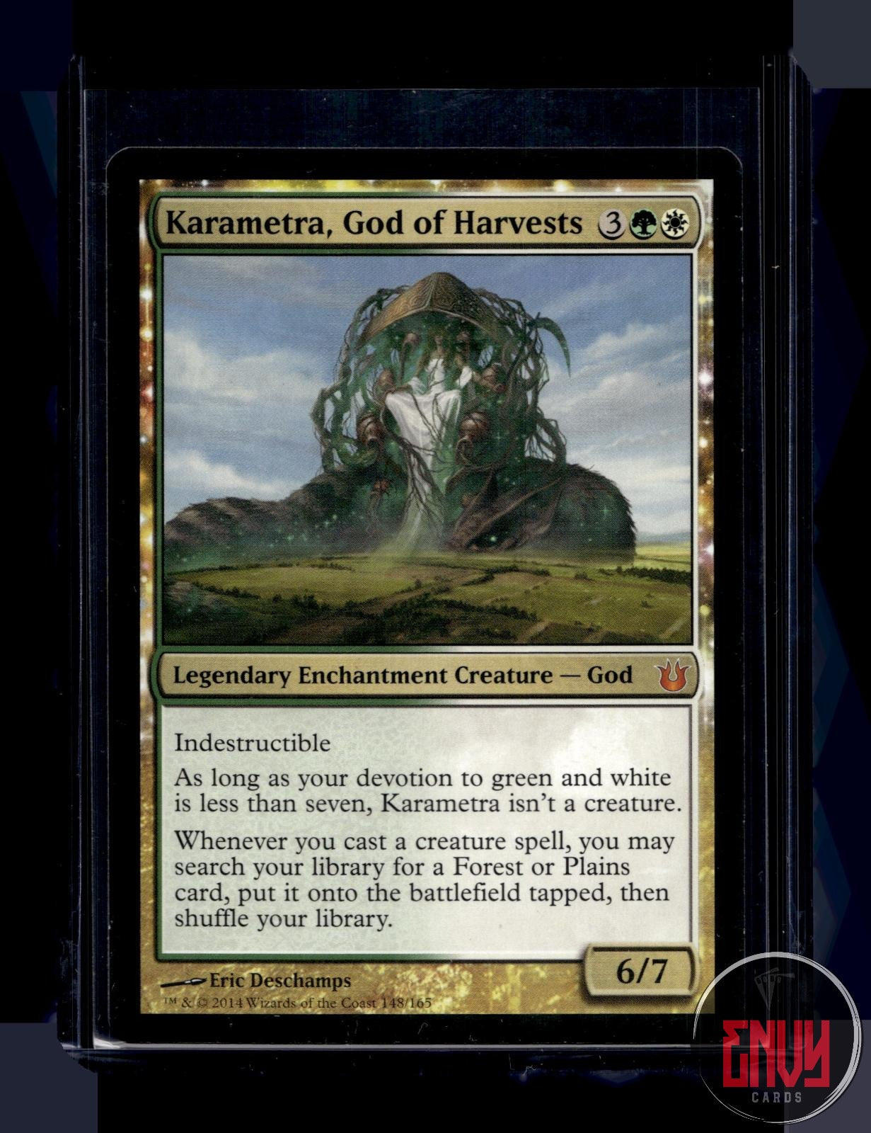 Karametra, God of Harvests LP 148 Mythic Born of the Gods Magic: The Gathering