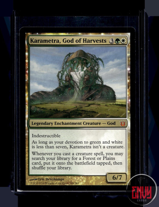Karametra, God of Harvests LP 148 Mythic Born of the Gods Magic: The Gathering
