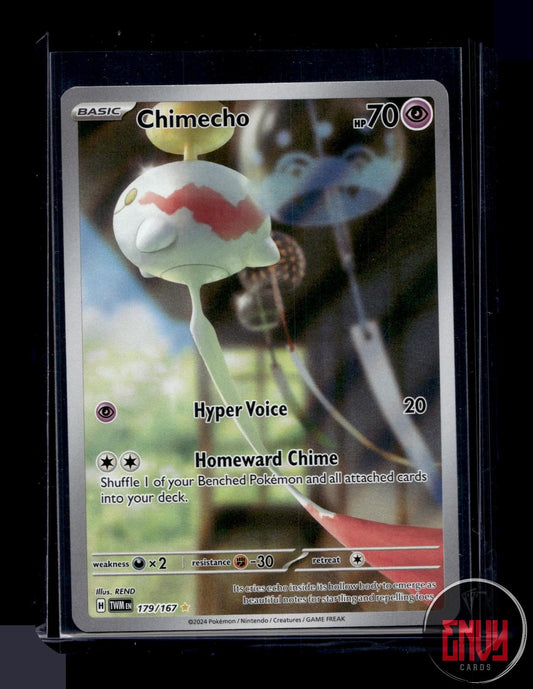 Chimecho Near Mint 179/167 Illustration Rare Twilight Masquerade Pokemon