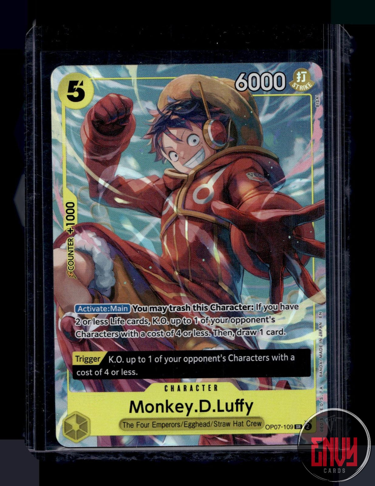 Monkey.D.Luffy (Illustration Box Vol.3) NM OP07-109 One Piece Promo Cards Foil