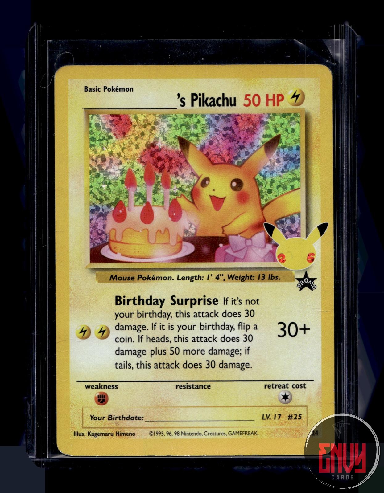 _____'s Pikachu DMG 24 Celebrations: Classic Collection Pokemon Holo