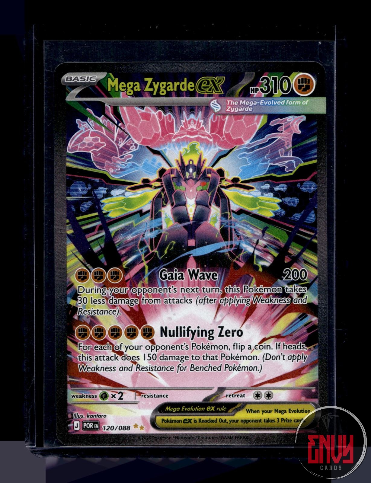 Mega Zygarde ex NM 120/088 Special Illustration Rare Perfect Order Pokemon