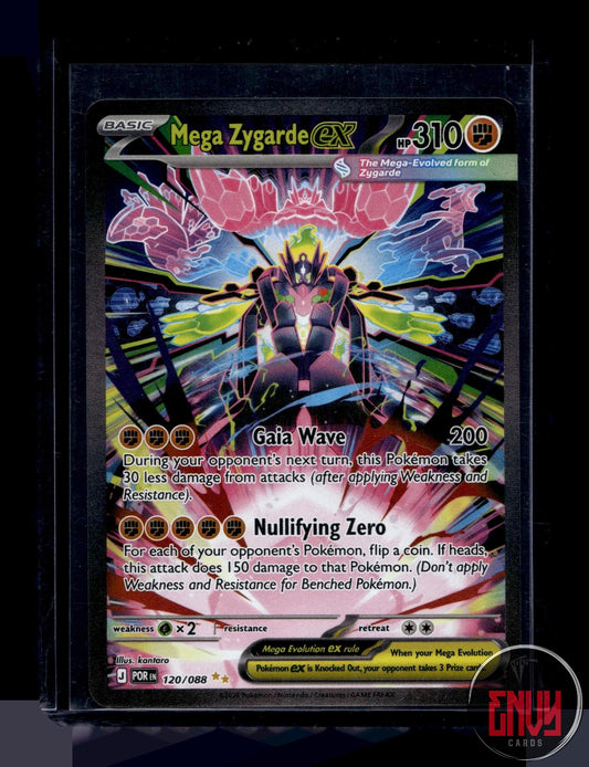 Mega Zygarde ex NM 120/088 Special Illustration Rare Perfect Order Pokemon