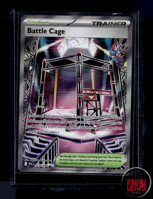 Battle Cage Near Mint 116/094 Ultra Rare Phantasmal Flames Pokemon