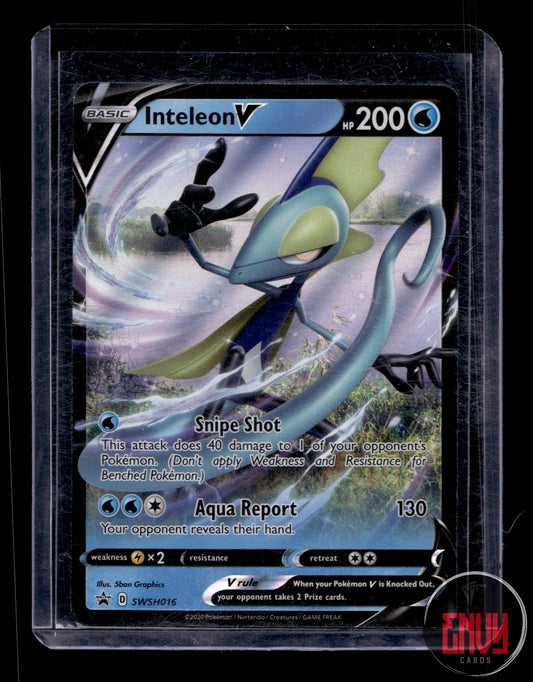 Inteleon V Lightly Played SWSH016 Promo Sword & Shield Promo Pokemon