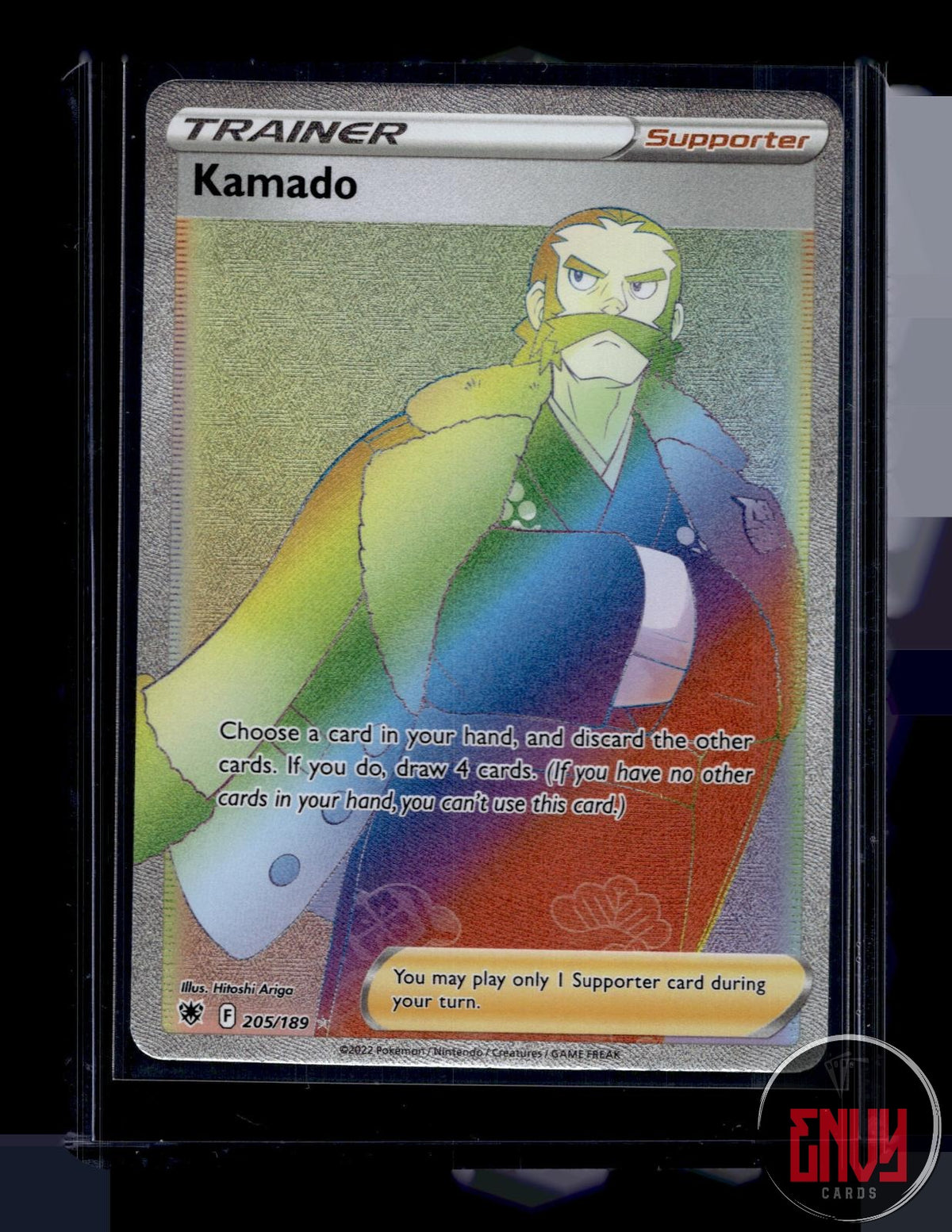 Kamado Near Mint 205/189 Rainbow Rare Astral Radiance Pokemon Holo