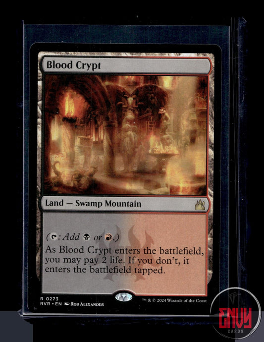 Blood Crypt Lightly Played 273 Rare Ravnica Remastered