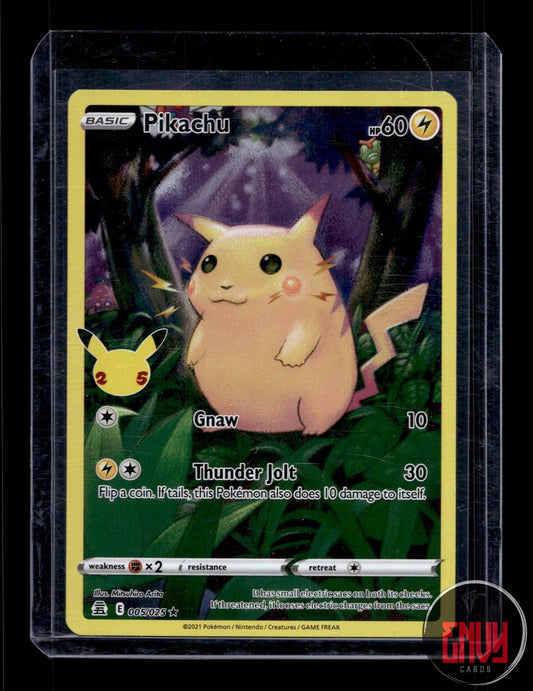 Pikachu Near Mint 005/025 Rare Celebrations Pokemon