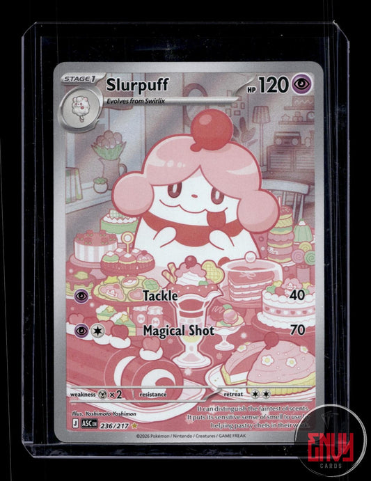 Slurpuff Near Mint 236/217 Illustration Rare Ascended Heroes Pokemon