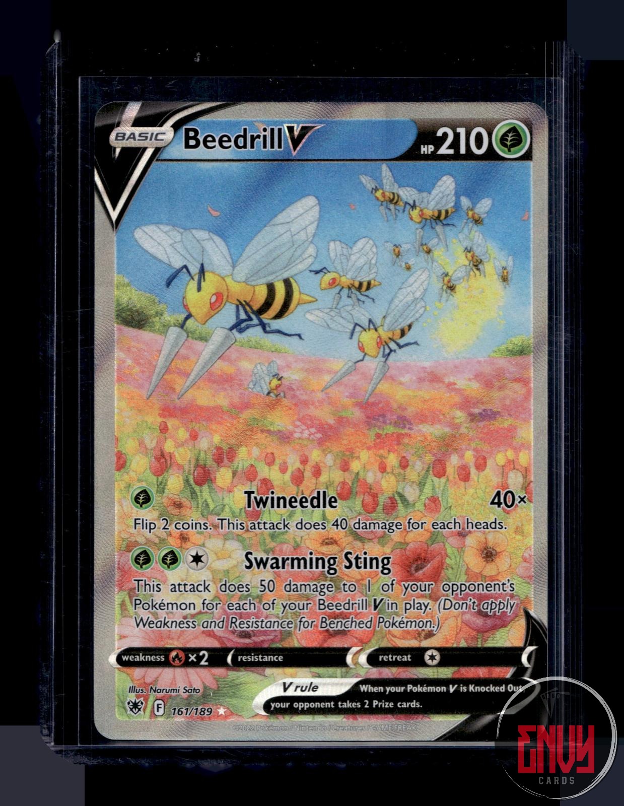 Beedrill V Near Mint 161/189 Ultra Rare Astral Radiance Pokemon