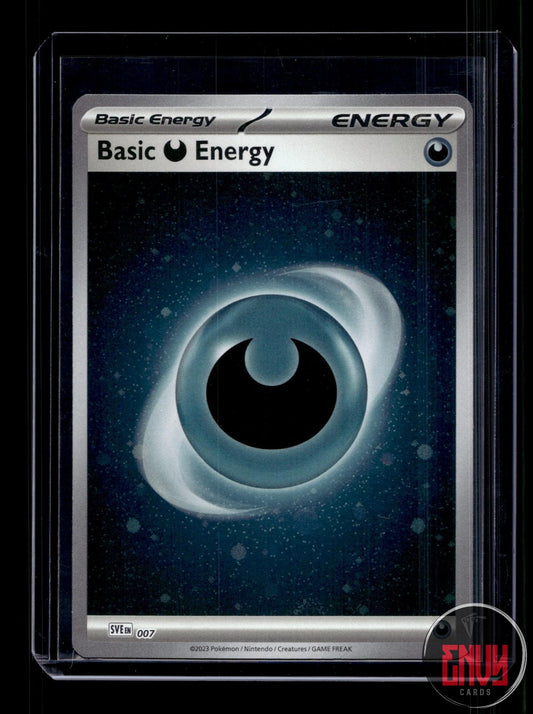 Basic Darkness Energy (Cosmos Holo) NM 007 SVE SVE Pokemon