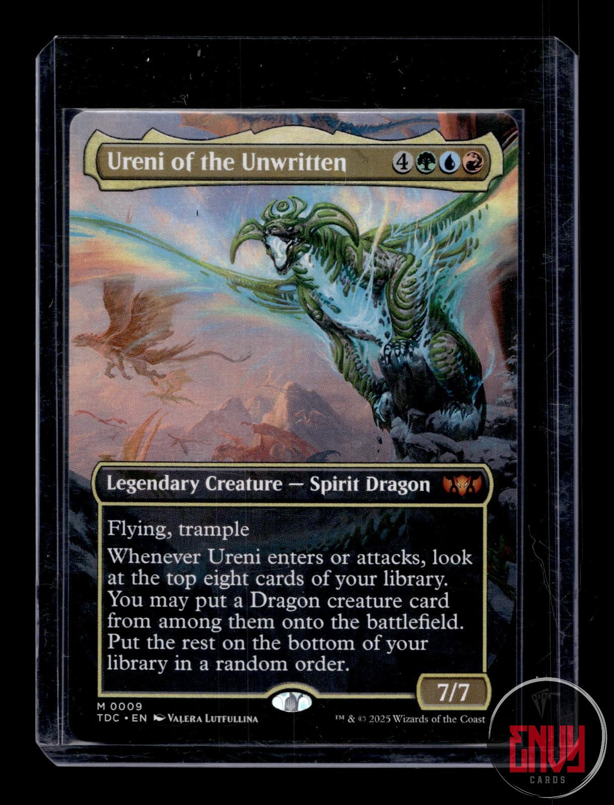 Ureni of the Unwritten (Borderless) NM 9 Commander: Tarkir: Dragonstorm 