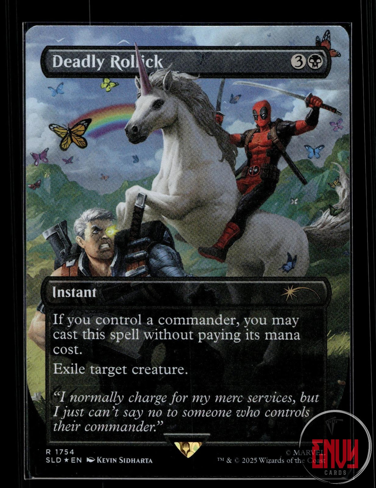 Deadly Rollick (Rainbow Foil) Near Mint 1754 Rare Secret Lair Drop Series