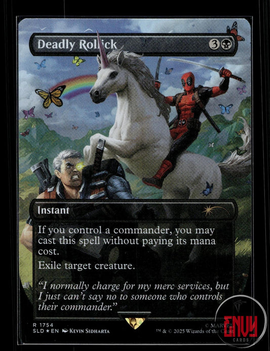 Deadly Rollick (Rainbow Foil) Near Mint 1754 Rare Secret Lair Drop Series